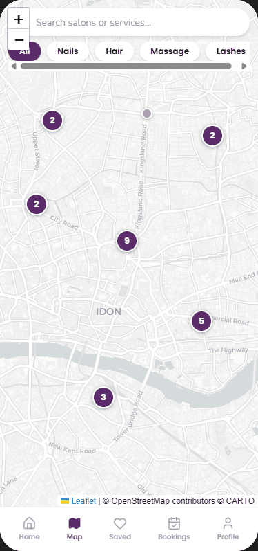 Customers discover you nearby